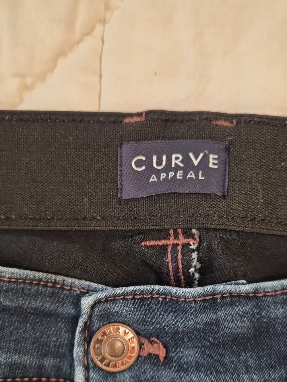 Curve Appeal High Rise Skinny Jeans w/ Comfort Waistband- Size 10/30 - Picture 7 of 7